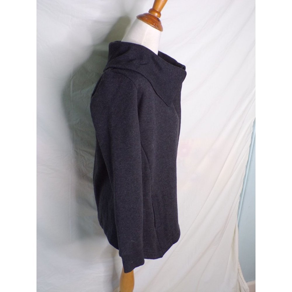 ZELLA Wrap Sweatshirt Jacket Gray Large NEW - Picture 7 of 9